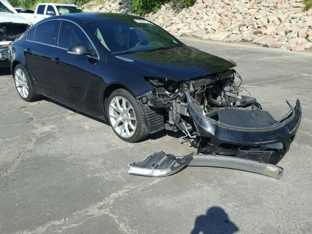 2G4GT5GX6F9292916 - 2015 BUICK REGAL GS Noir photo 1