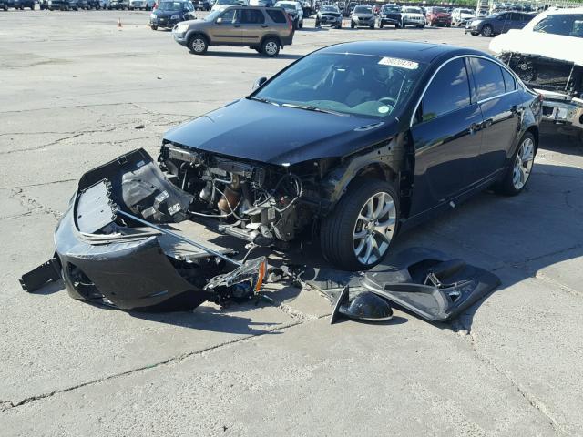 2G4GT5GX6F9292916 - 2015 BUICK REGAL GS Noir photo 2