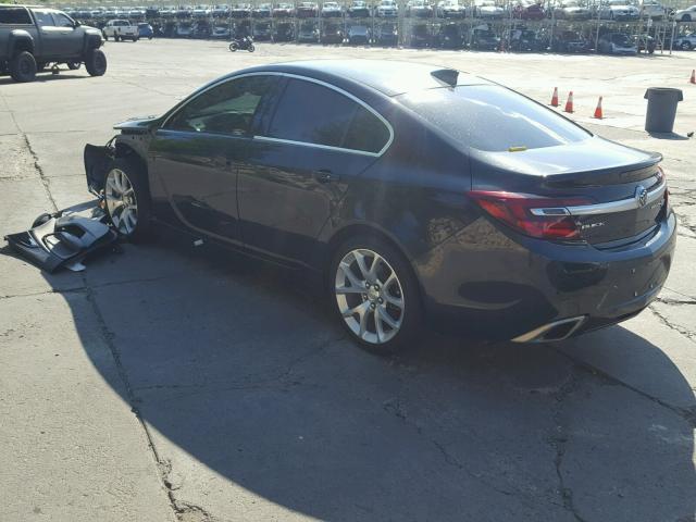 2G4GT5GX6F9292916 - 2015 BUICK REGAL GS Noir photo 3