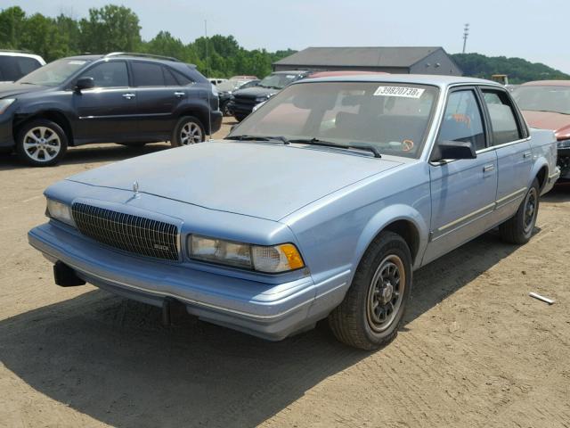 3G4AG55N7PS634731 - 1993 BUICK CENTURY SP BLUE photo 2