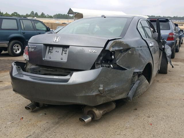 1HGCP3F84AA016545 - 2010 HONDA ACCORD EXL GRAY photo 4