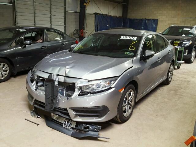 19XFC2F5XHE209667 - 2017 HONDA CIVIC LX SILVER photo 2