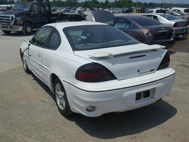 1G2NW12E0YM727165 - 2000 PONTIAC GRAND AM G WHITE photo 3