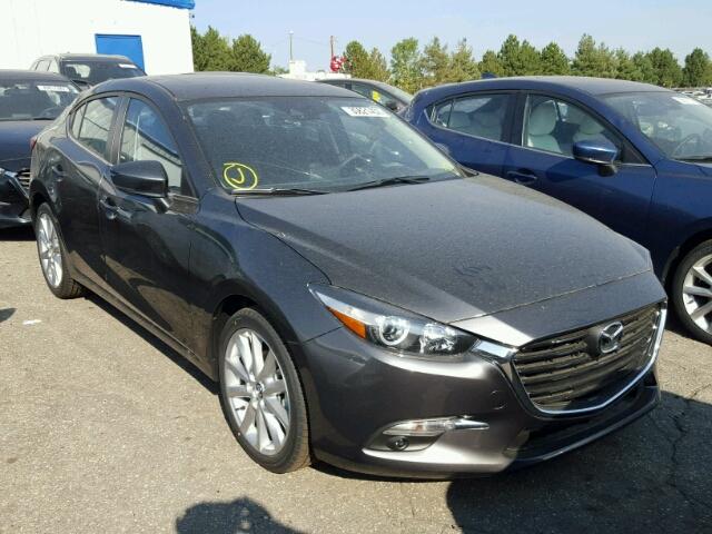 JM1BN1W37H1132390 - 2017 MAZDA 3 GRAY photo 1