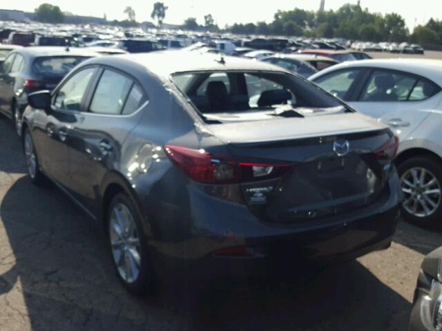 JM1BN1W37H1132390 - 2017 MAZDA 3 GRAY photo 3