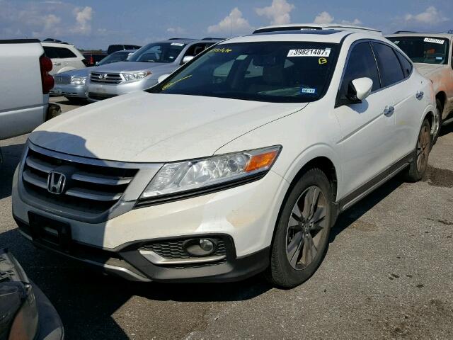 5J6TF1H50DL003061 - 2013 HONDA CROSSTOUR WHITE photo 2