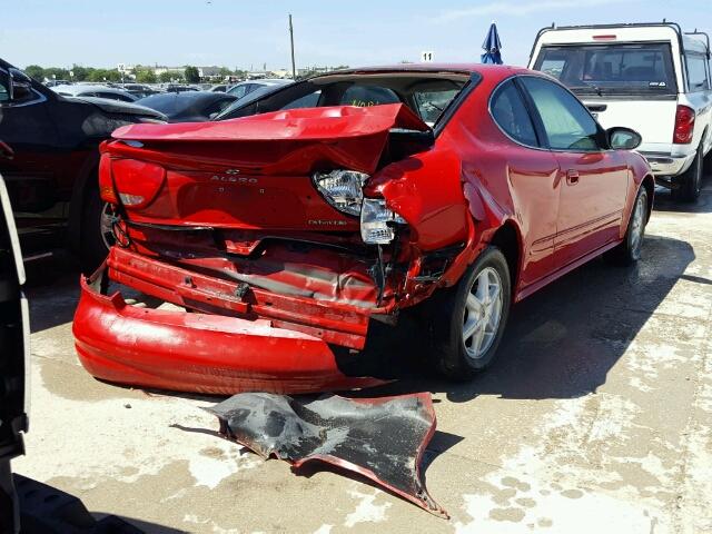 1G3NL12E63C113241 - 2003 OLDSMOBILE ALERO RED photo 4