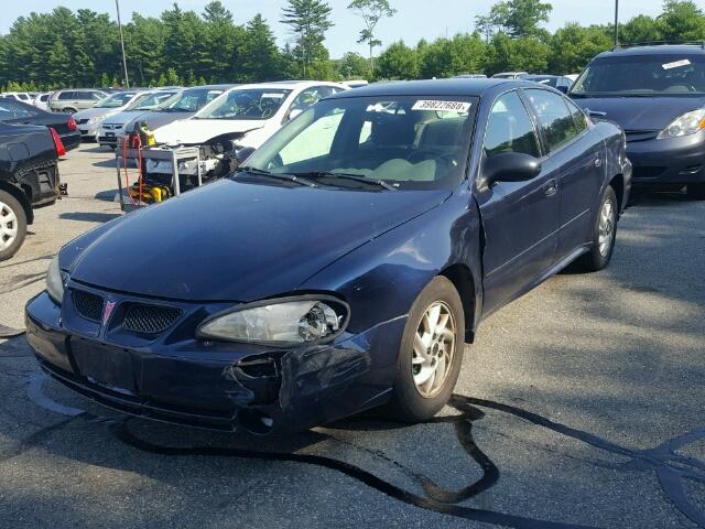 1G2NE52F24M670271 - 2004 PONTIAC GRAND AM S ლურჯი ფოტო 2