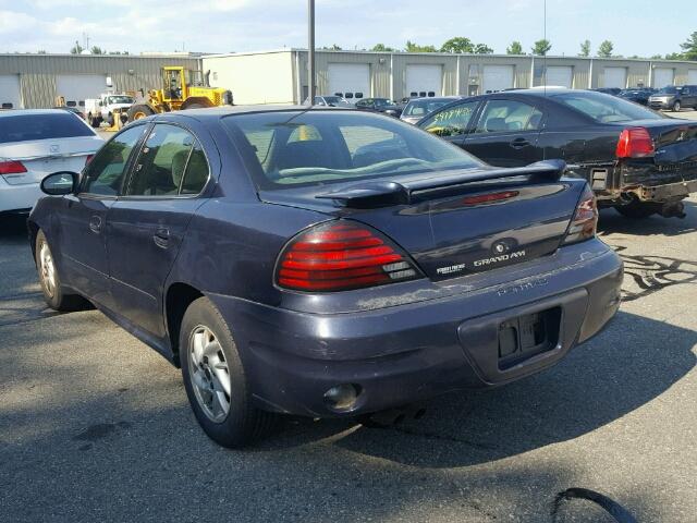 1G2NE52F24M670271 - 2004 PONTIAC GRAND AM S ლურჯი ფოტო 3