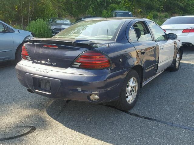 1G2NE52F24M670271 - 2004 PONTIAC GRAND AM S ლურჯი ფოტო 4