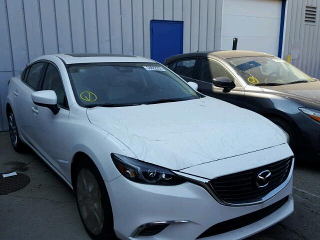 JM1GL1V57H1128368 - 2017 MAZDA 6 WHITE photo 1