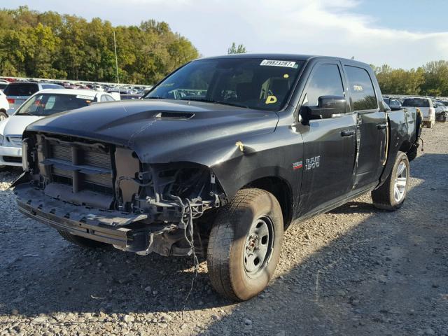 1C6RR7MT0FS697264 - 2015 RAM 1500 SPORT BLACK photo 2