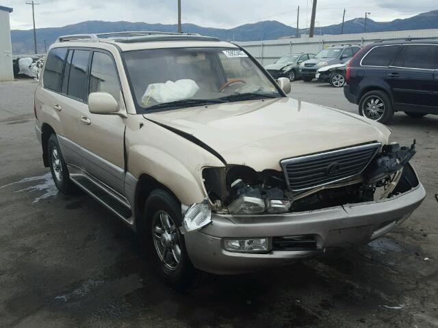 JTJHT00W423520733 - 2002 LEXUS LX TAN photo 1