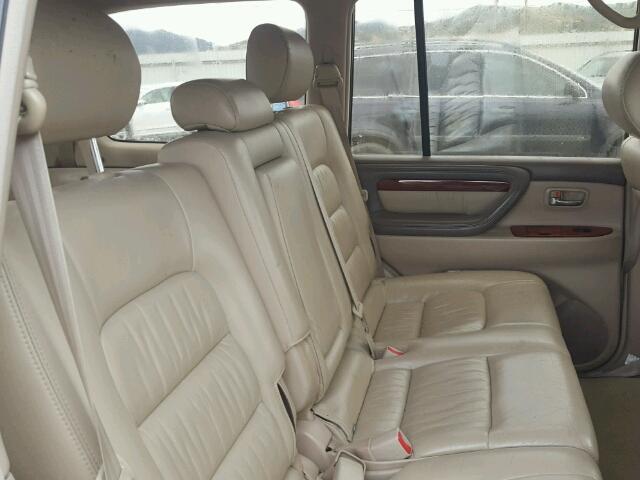 JTJHT00W423520733 - 2002 LEXUS LX TAN photo 6