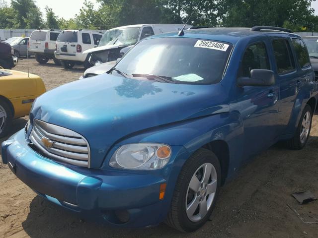 3GNCA13B59S567976 - 2009 CHEVROLET HHR LS BLUE photo 2