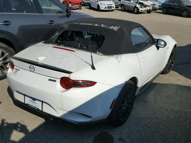 JM1NDAC77G0114578 - 2016 MAZDA MX-5 MIATA WHITE photo 4