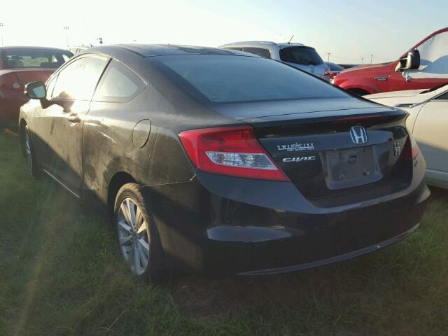 2HGFG3B84CH501677 - 2012 HONDA CIVIC EX 黑色 照片 3