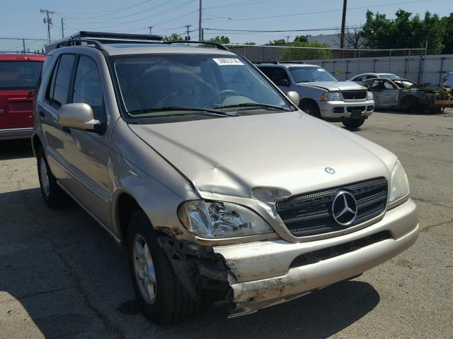 4JGAB54E11A238884 - 2001 MERCEDES-BENZ ML 320 GOLD photo 1