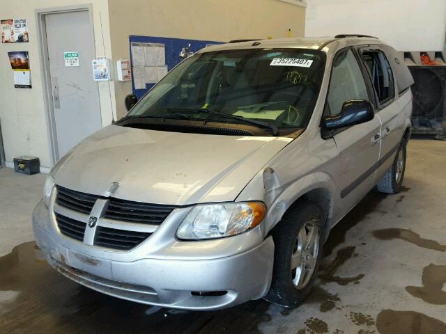 1D4GP45R46B728655 - 2006 DODGE CARAVAN GRAY photo 2