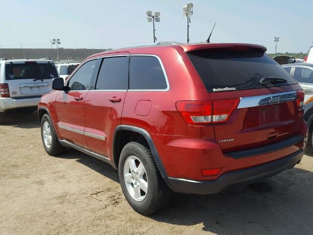 1J4RS4GG3BC676689 - 2011 JEEP GRAND CHER RED photo 3