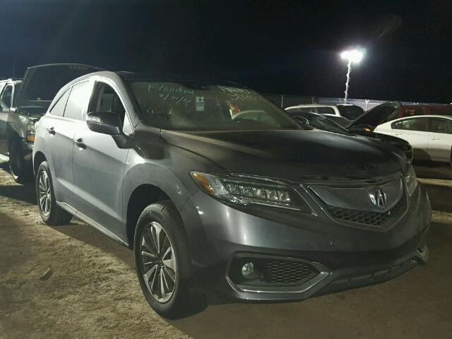 5J8TB3H7XHL020603 - 2017 ACURA RDX ADVANC GRAY photo 1