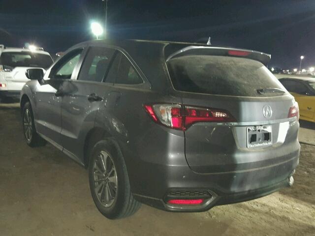 5J8TB3H7XHL020603 - 2017 ACURA RDX ADVANC GRAY photo 3