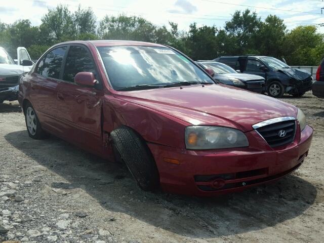 KMHDN46D76U335161 - 2006 HYUNDAI ELANTRA MAROON photo 1