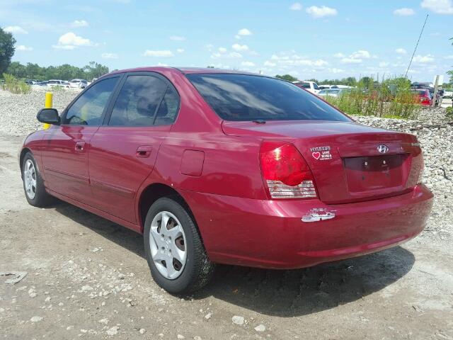 KMHDN46D76U335161 - 2006 HYUNDAI ELANTRA MAROON photo 3