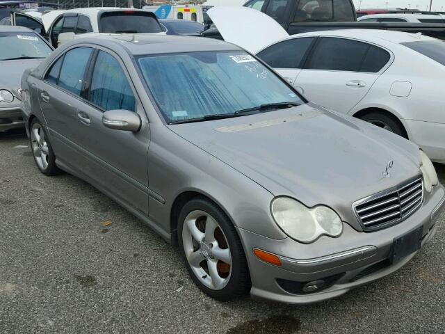 WDBRF52H86E022652 - 2006 MERCEDES-BENZ C GENERATI GRAY photo 1