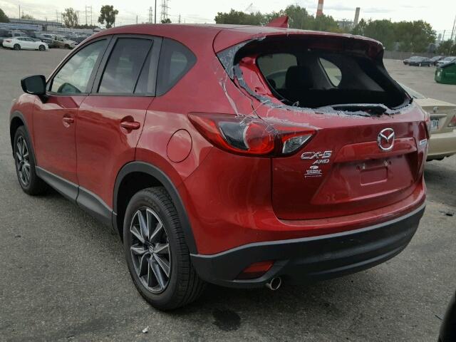 JM3KE4DY7G0767816 - 2016 MAZDA CX-5 RED photo 3