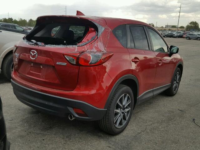 JM3KE4DY7G0767816 - 2016 MAZDA CX-5 RED photo 4