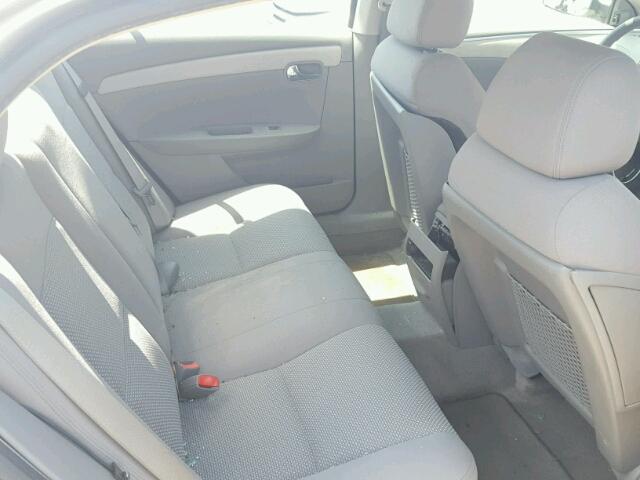 1G1ZH57B68F250574 - 2008 CHEVROLET MALIBU 1LT SILVER photo 6
