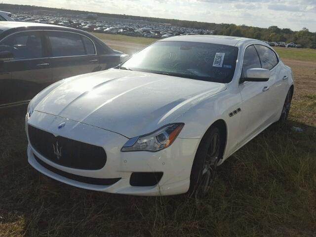 ZAM56PPA1G1165647 - 2016 MASERATI QUATTROPOR WHITE photo 2