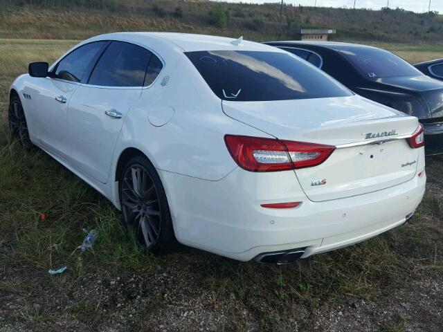 ZAM56PPA1G1165647 - 2016 MASERATI QUATTROPOR WHITE photo 3