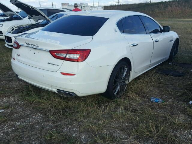 ZAM56PPA1G1165647 - 2016 MASERATI QUATTROPOR WHITE photo 4