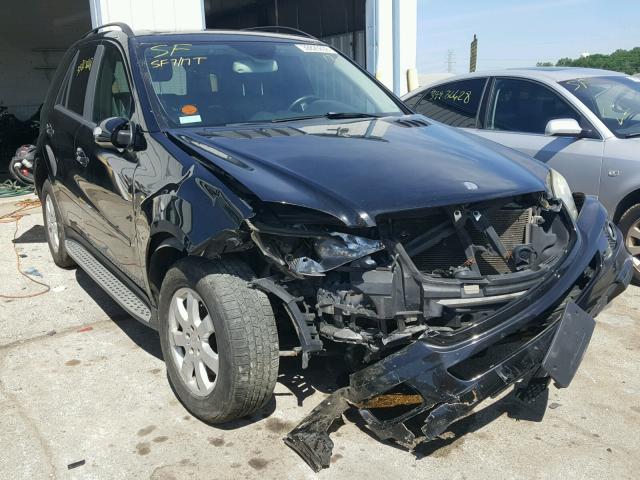 4JGBB86E16A046696 - 2006 MERCEDES-BENZ ML 350 BLACK photo 1