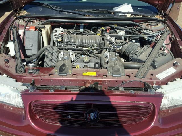 2G4WB55KX11235339 - 2001 BUICK REGAL LS MAROON photo 7