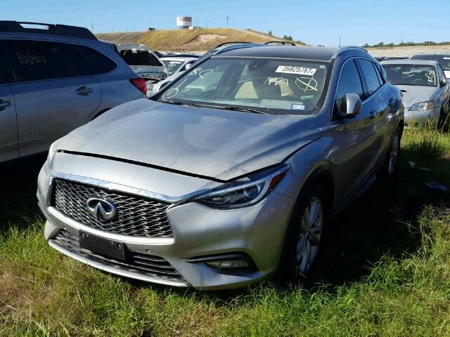 SJKCH5CPXHA018066 - 2017 INFINITI QX30 BASE SILVER photo 2