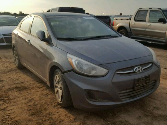 KMHCT4AE5FU816687 - 2015 HYUNDAI ACCENT BLUE photo 1