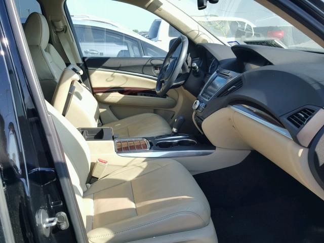 5FRYD3H82EB017747 - 2014 ACURA MDX ADVANC შავი ფოტო 5