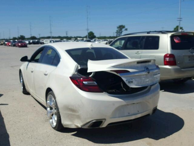 2G4GT5GXXF9230905 - 2015 BUICK REGAL CREAM photo 3