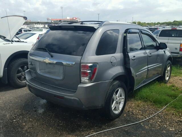 2CNDL63FX56011738 - 2005 CHEVROLET EQUINOX LT GRAY photo 4