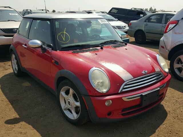 WMWRC33516TK15768 - 2006 MINI COOPER RED photo 1