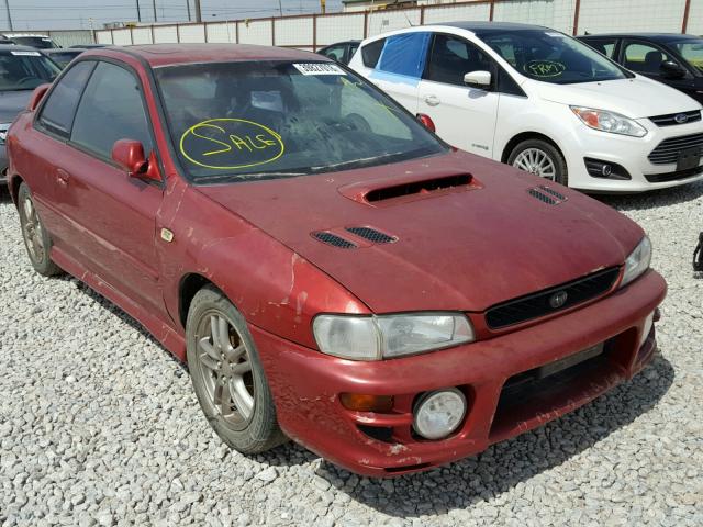 JF1GM6758YG403076 - 2000 SUBARU IMPREZA RS RED photo 1