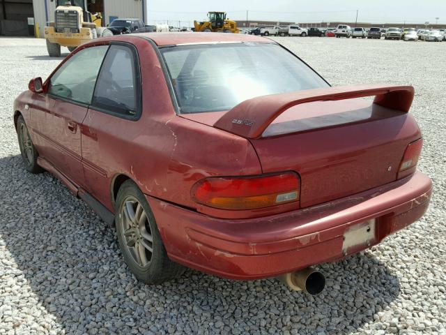 JF1GM6758YG403076 - 2000 SUBARU IMPREZA RS RED photo 3