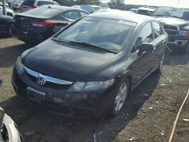 2HGFA1F62BH504011 - 2011 HONDA CIVIC LX-S BLACK photo 2