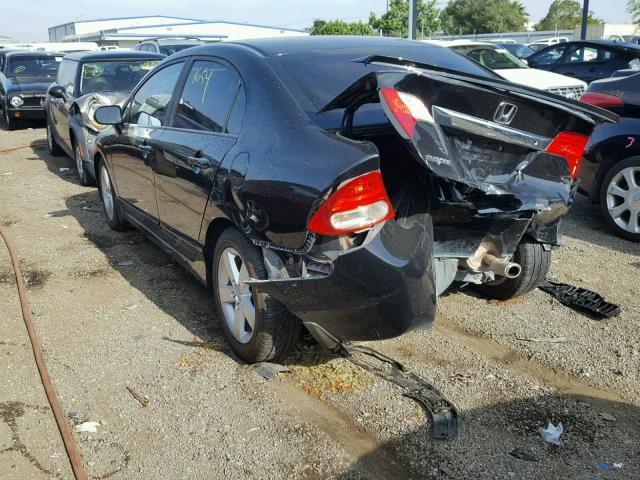 2HGFA1F62BH504011 - 2011 HONDA CIVIC LX-S BLACK photo 3