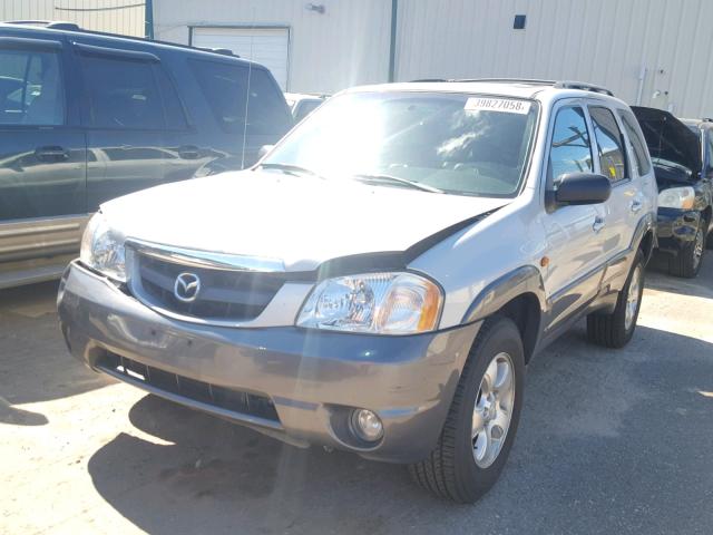 4F2CZ96103KM37268 - 2003 MAZDA TRIBUTE ES SILVER photo 2
