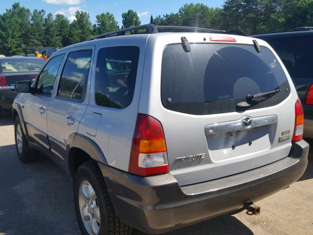 4F2CZ96103KM37268 - 2003 MAZDA TRIBUTE ES SILVER photo 3