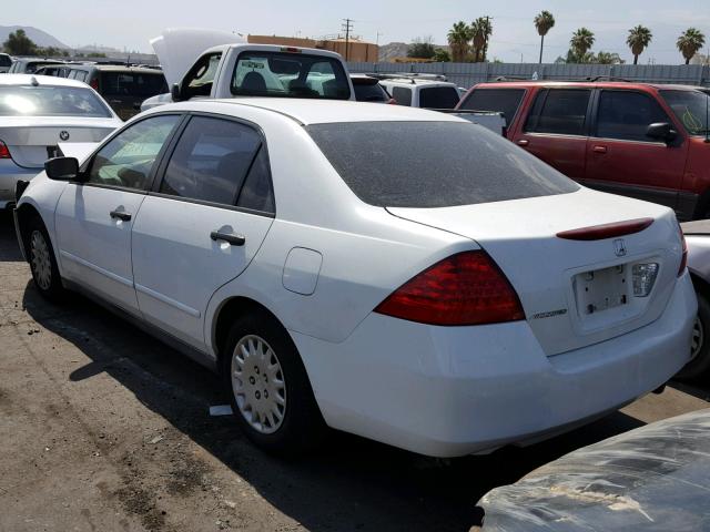 1HGCM56106A054742 - 2006 HONDA ACCORD VAL WHITE photo 3